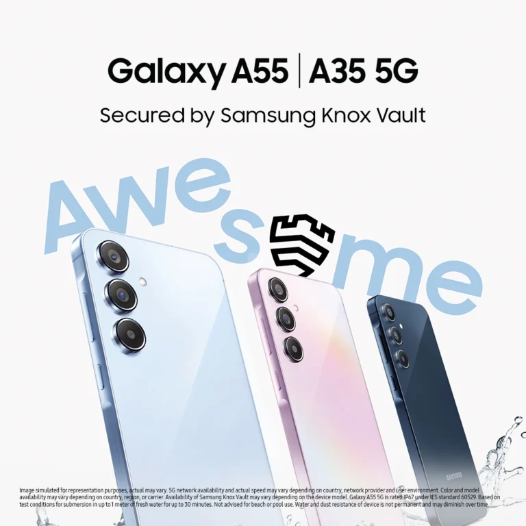 Samsung Galaxy A55 and A35