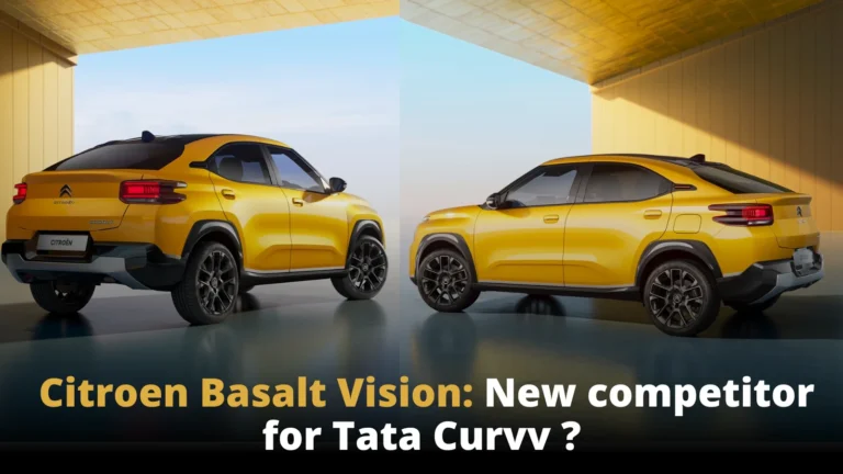 Citroën Basalt Vision vs. Tata Curvv