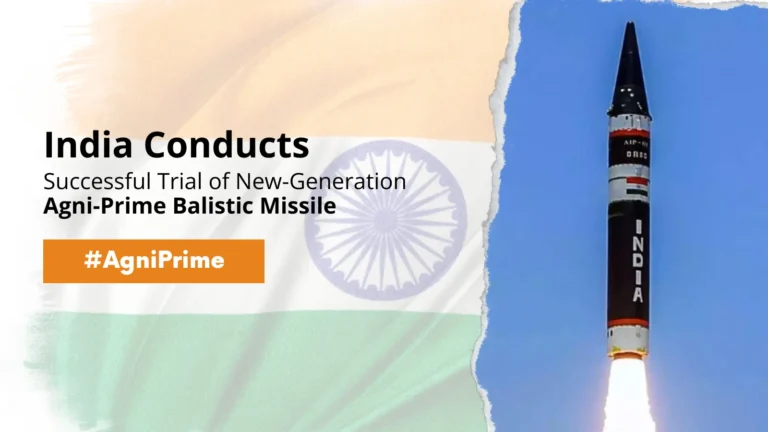 Agni-Prime Ballistic Missile