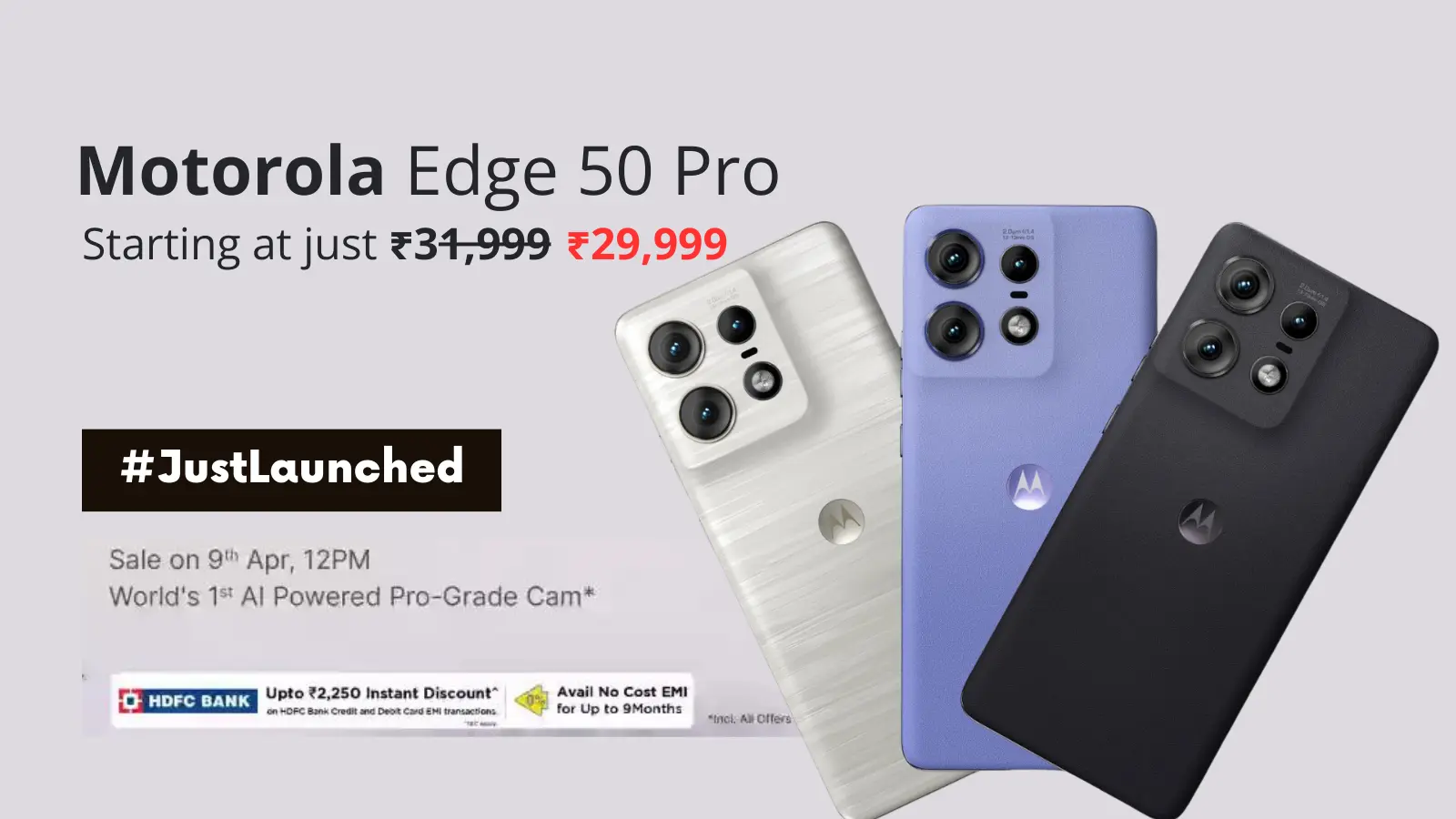 Motorola Edge 50 Pro Price in India