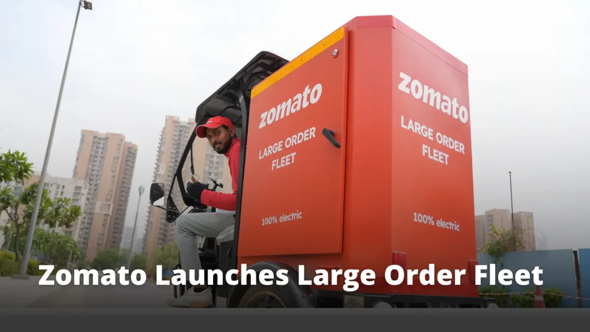 Zomato Large Order Fleet